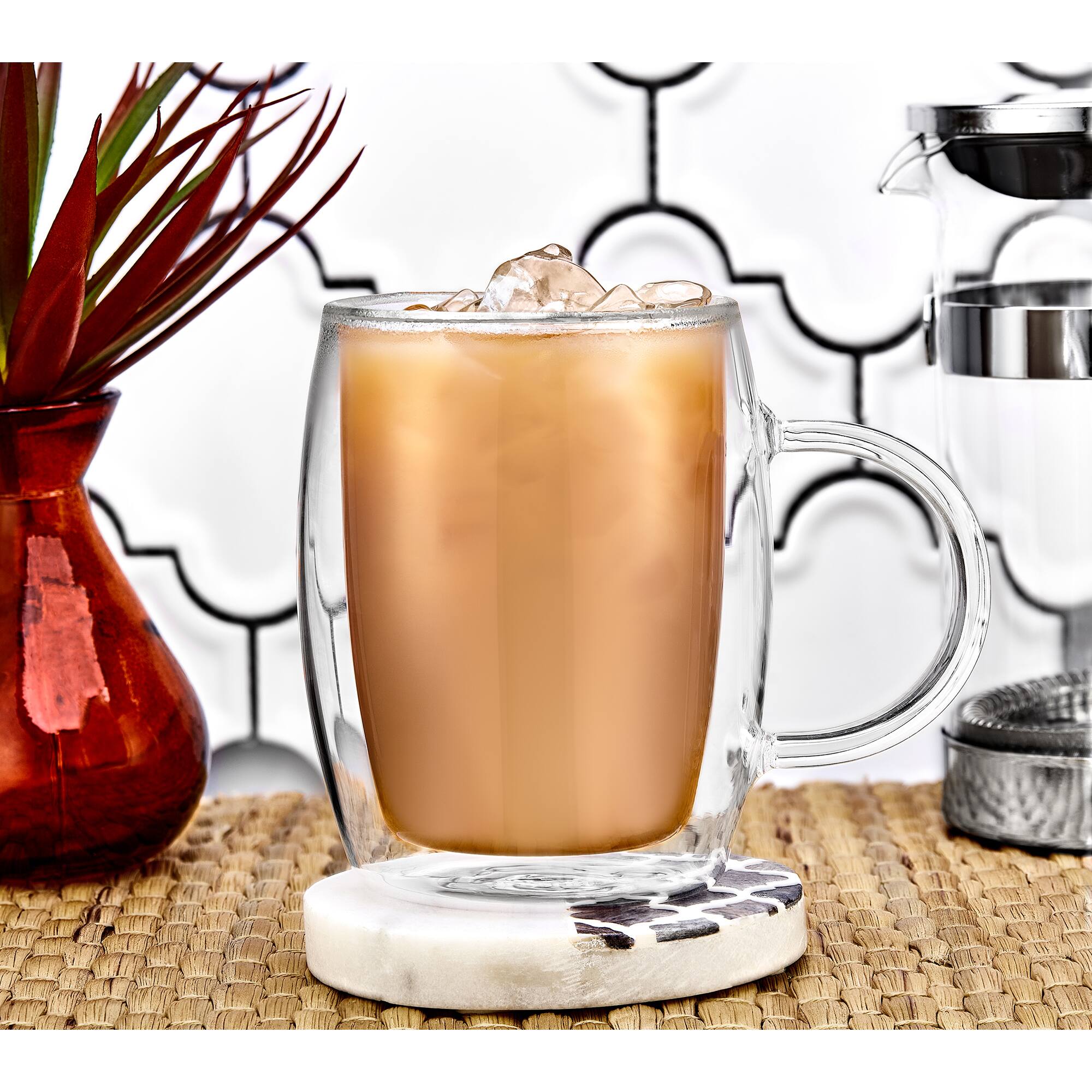 JoyJolt® Aroma Double Wall Insulated Glasses, 4ct.